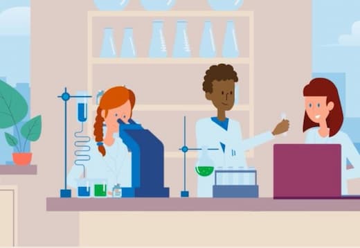Motion design informatif sur la transmission virale (ECDC)