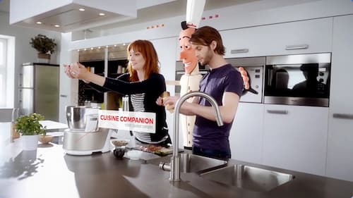 Spot publicitaire Moulinex pour robots de cuisine